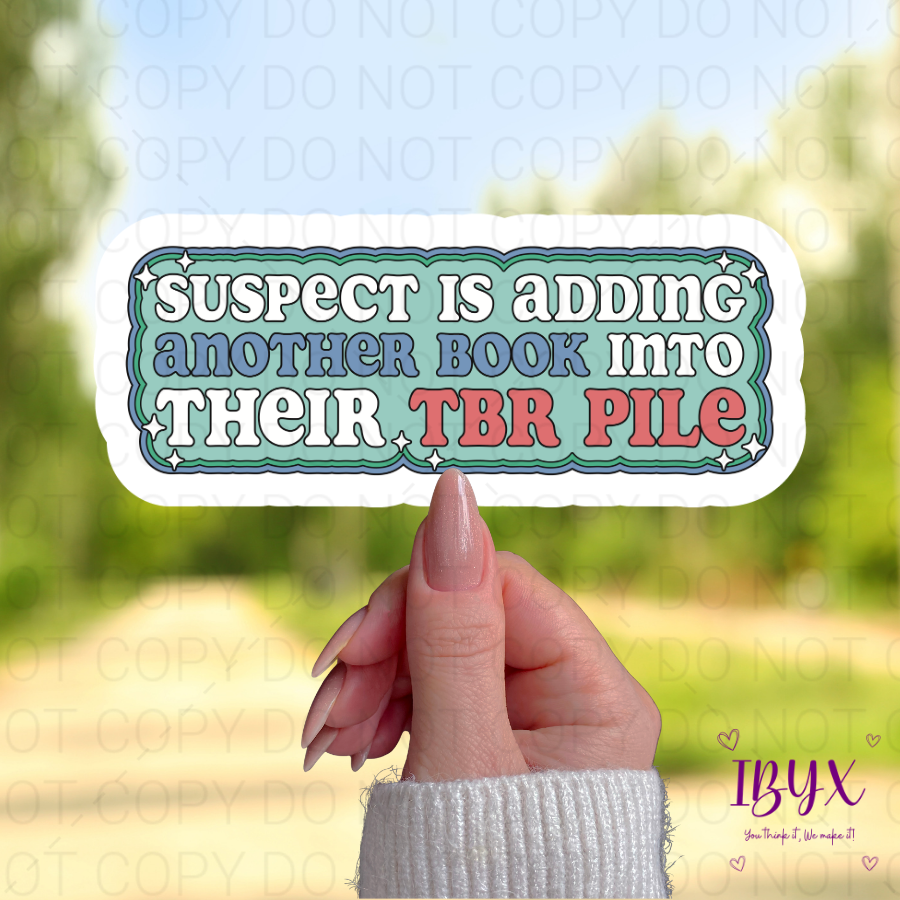 Suspect Is Adding Another Book Into Their TBR Pile
