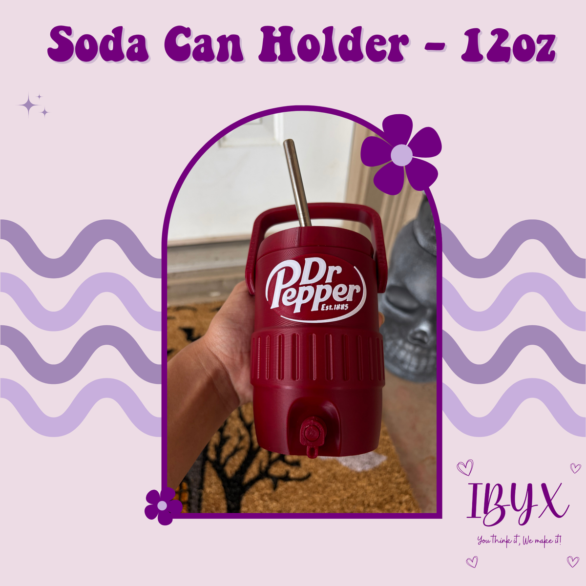 Soda Can Holder - 12oz - D P