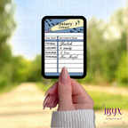 Mystery Library Card