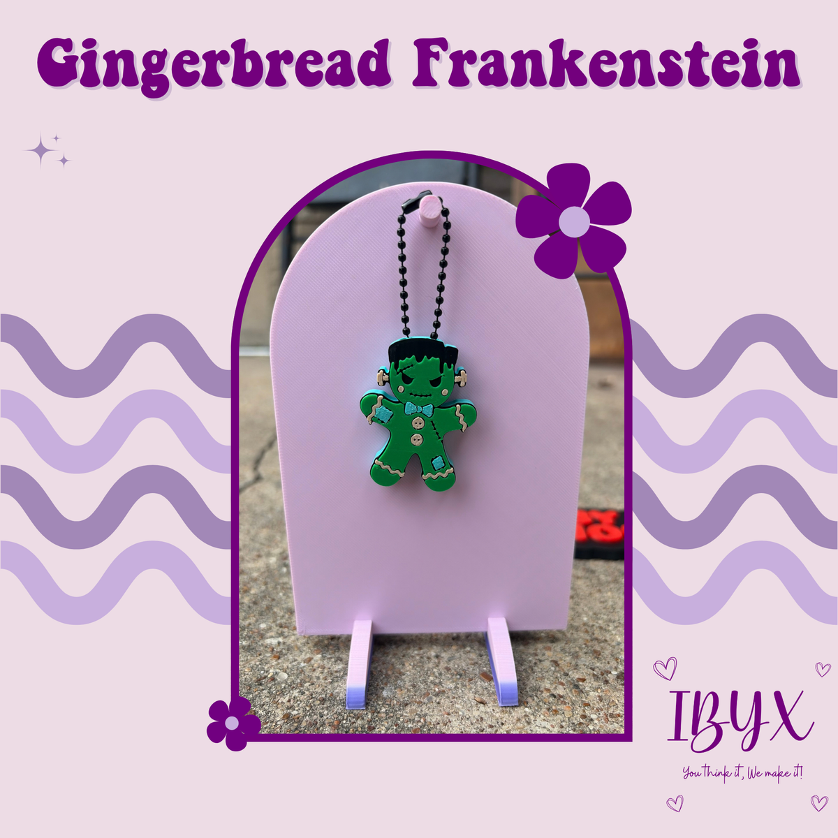 Soda Can Tab Opener - Gingerbread Frankenstein