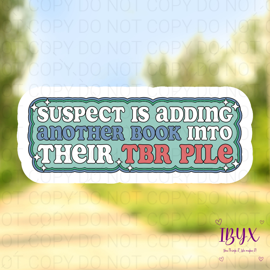 Suspect Is Adding Another Book Into Their TBR Pile