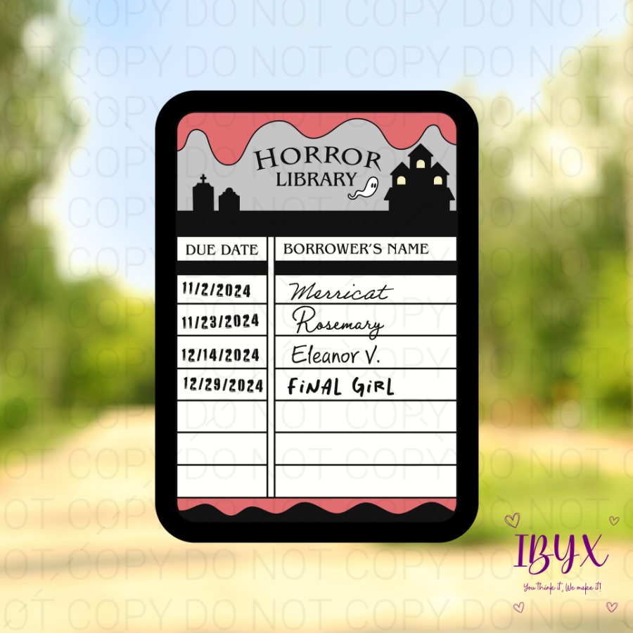 Horror Library Card
